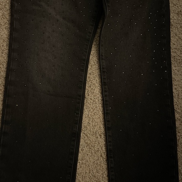 Zara Slim Rhinestone Jeans - Picture 2 of 3